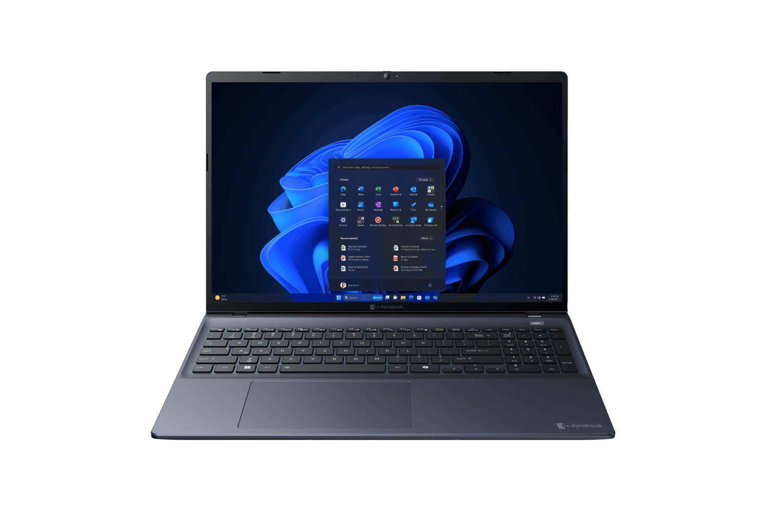 Dynabook Tecra A60-M business laptop powered by Intel Core Ultra processor with dedicated AI Boost NPU