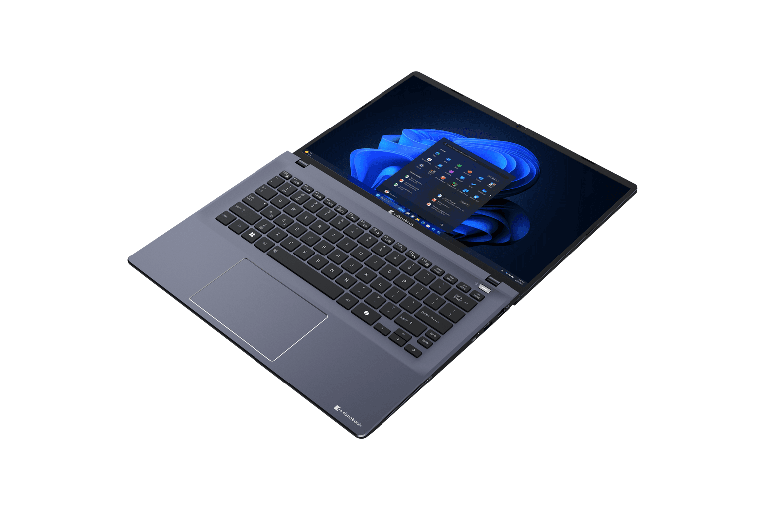 Dynabook Portégé X40-M illuminated backlit spill-resistant keyboard and glass-feel precision clickpad
