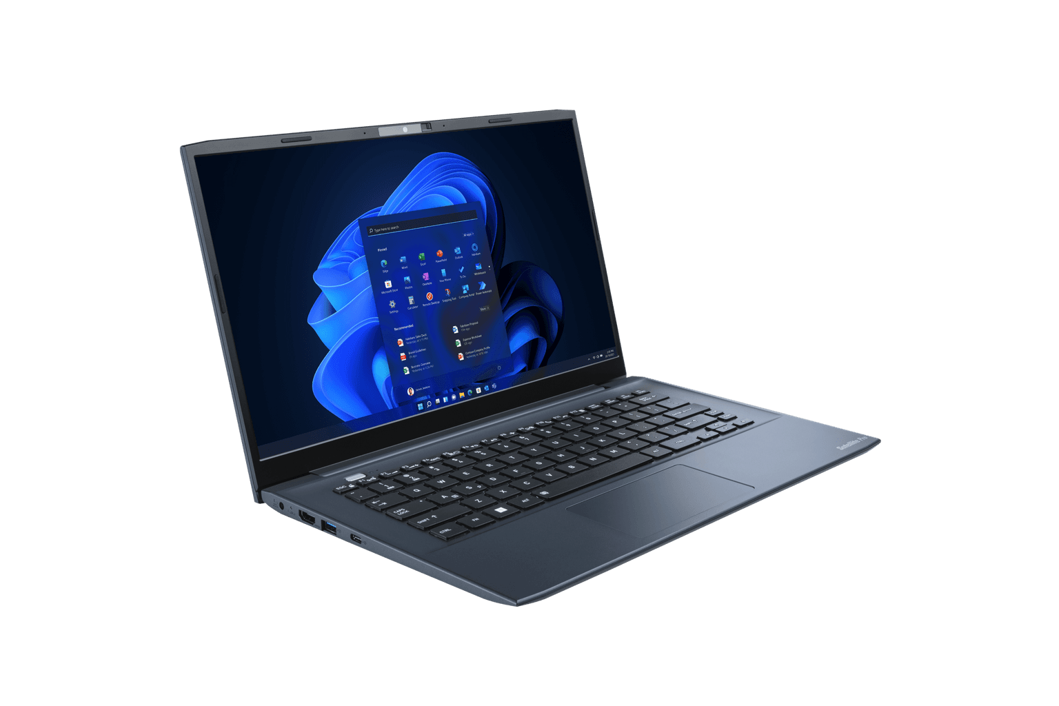 Dynabook Satellite Pro C40-K business laptop powered by 12th Gen Intel Core processor with Intel Iris Xe graphics